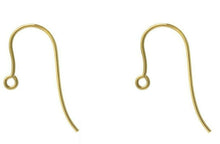 Load image into Gallery viewer, 9ct Yellow Gold Hook Earring Pair Jewellery Wires Earring Fasteners x Pair
