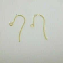 Load image into Gallery viewer, 9ct Yellow Gold Hook Earring Pair Jewellery Wires Earring Fasteners x Pair
