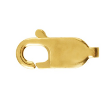 Load image into Gallery viewer, 9ct Gold Trigger Clasp 11mm  Lobster Clasp Lobster Claw Gold Jewellery Fastener
