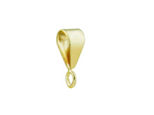 Load image into Gallery viewer, 9ct Gold Pendant Bale Yellow Gold Easy Use Pendant Bail Open Loop
