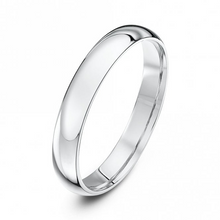 Load image into Gallery viewer, Platinum 950 Court shaped Comfort fit Wedding Ring Band 2mm, 3mm, 4mm, 5mm
