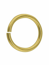 Load image into Gallery viewer, 9ct yellow gold open jump rings 5mm, o ring jewellery making ring repair x 1
