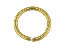 Load image into Gallery viewer, 9ct yellow gold open jump rings 5mm, o ring jewellery making ring repair x 1
