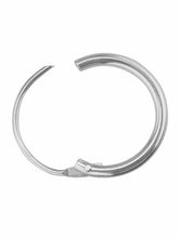 Load image into Gallery viewer, Sleeper Creole Earring SINGLE 925 Sterling Silver 11mm  Silver Huggie 11mm Hoop
