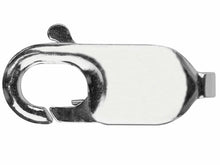 Load image into Gallery viewer, Sterling Silver 13mm trigger clasp lobster clasp silver jewellery fastener 925
