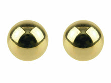 Load image into Gallery viewer, 9ct Yellow Gold Round Ball Stud Sleeper Earring 5mm Plain Stud Earring SINGLE
